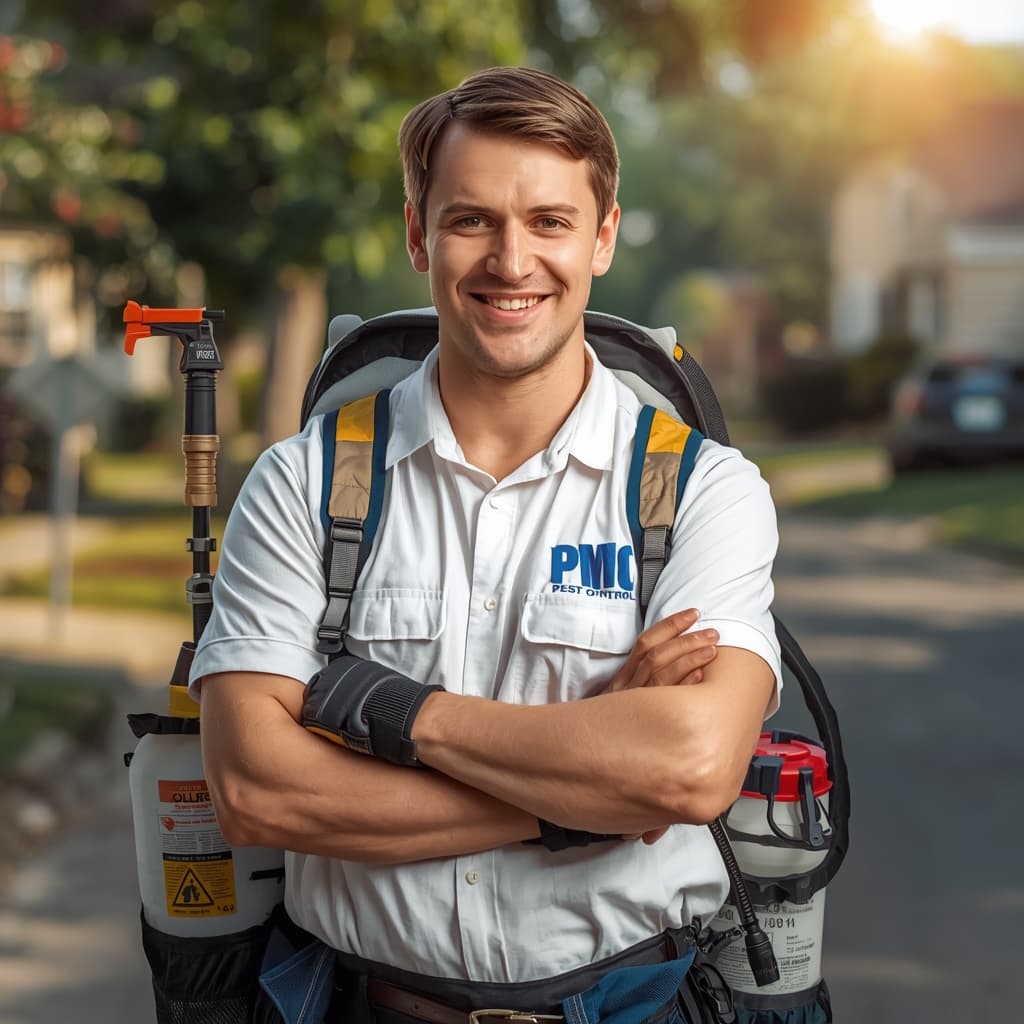 Licensed Long Beach eco-friendly pest control technician serving Long Island NY